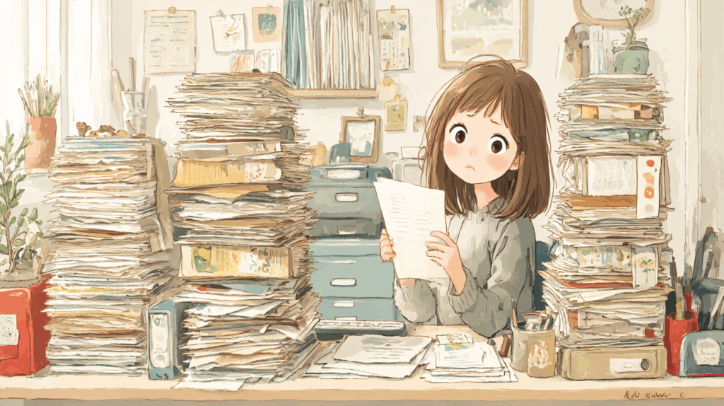 取っておきたがる書類の見直し方