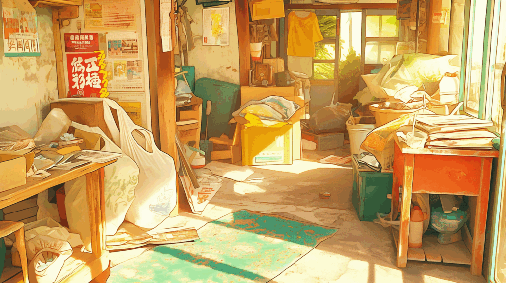 汚部屋は何日で片付くのか?