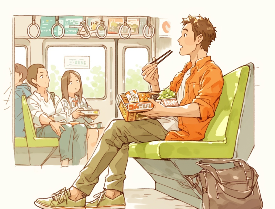 新幹線 駅弁 食べていい？