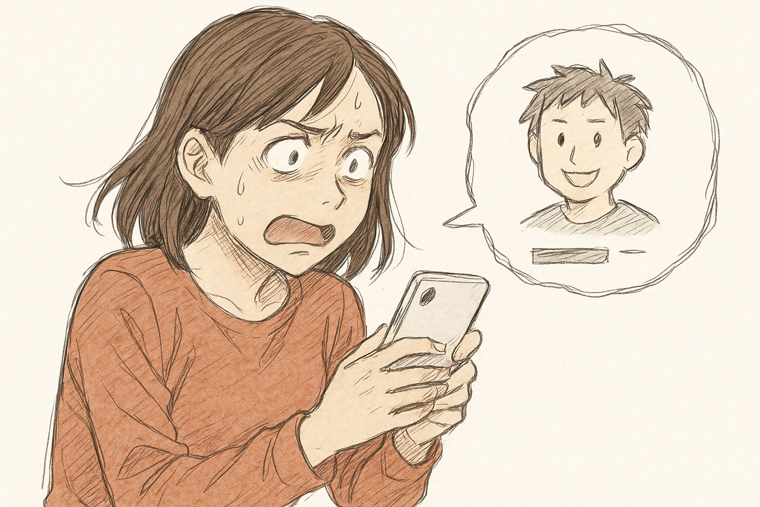 昔の友達からの連絡が怖いと感じる瞬間