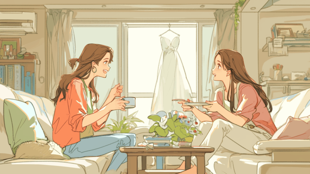 結婚式への思いを語り合う“心の準備時間”もおすすめ